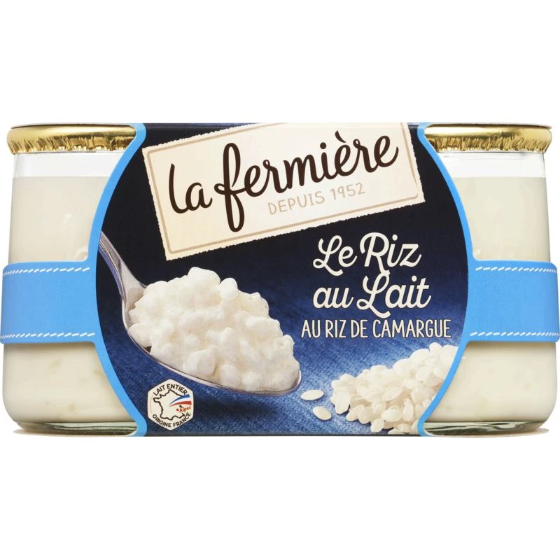 Rice Pudding 2x160g - LA FERMIERE
