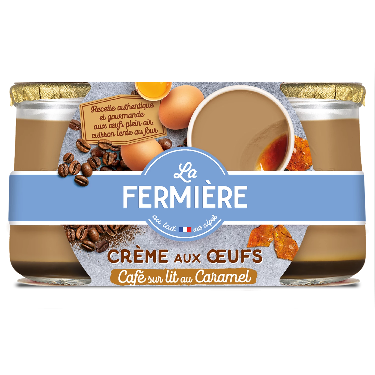 Creme Oeufs Cafe Fermiere