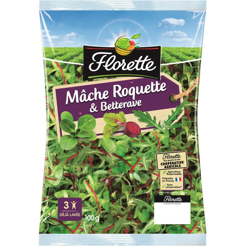 Arugula Beetroot Mache 100g
