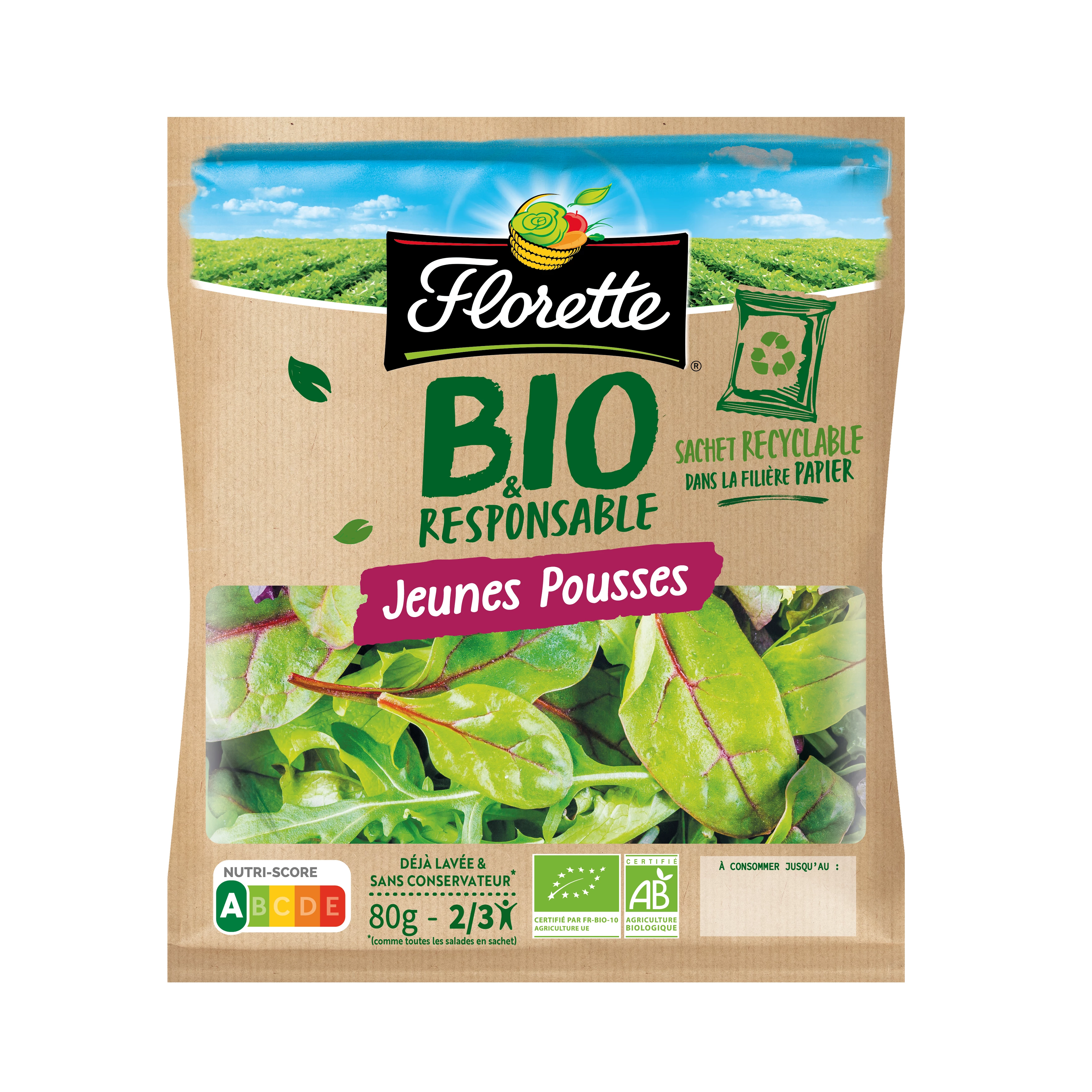 Jeunes Pousses Bio Resp 80g
