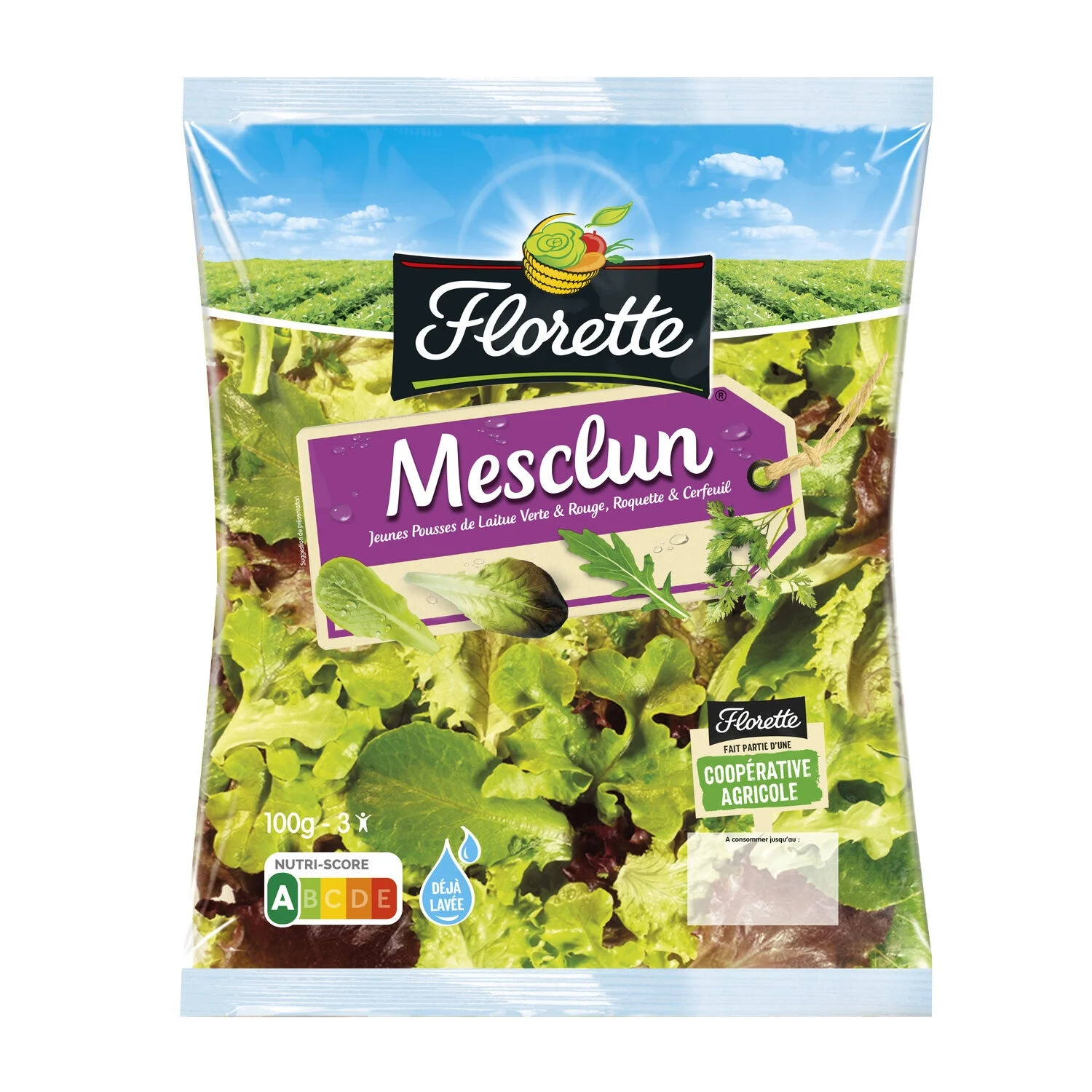 Mesclun 100g salad - Florette