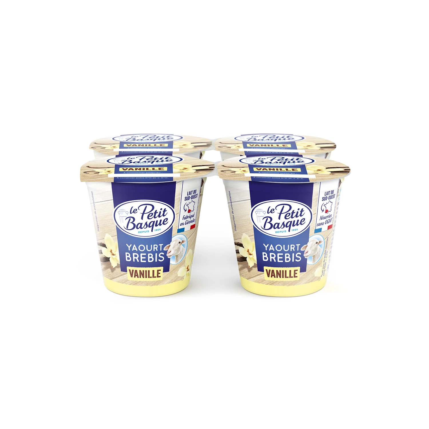 Vanilla sheep yoghurt - LE PETIT BASQUE