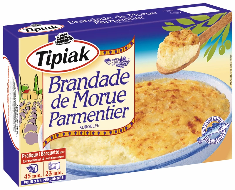 Parmentier cod brandade 1.05kg - TIPIAK