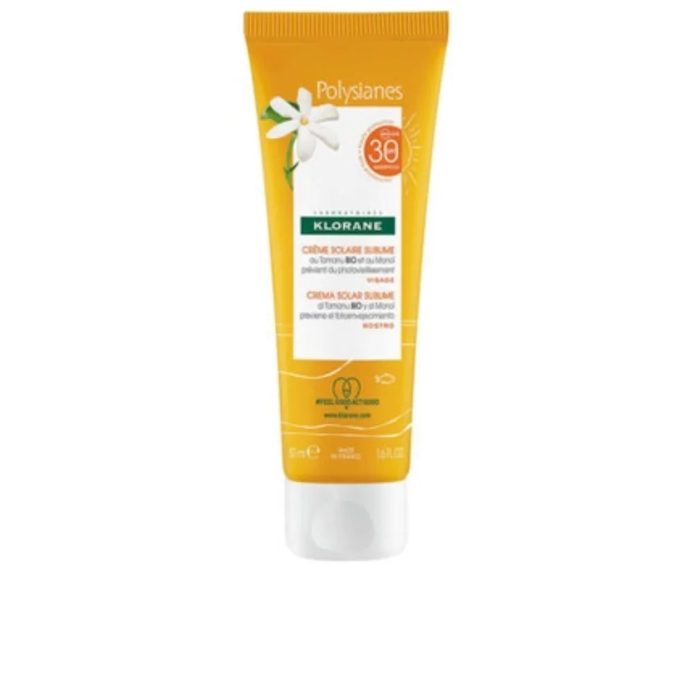 Polysianes كريم واقي من الشمس للوجه SPF 30 - 50 مل - KLORANE