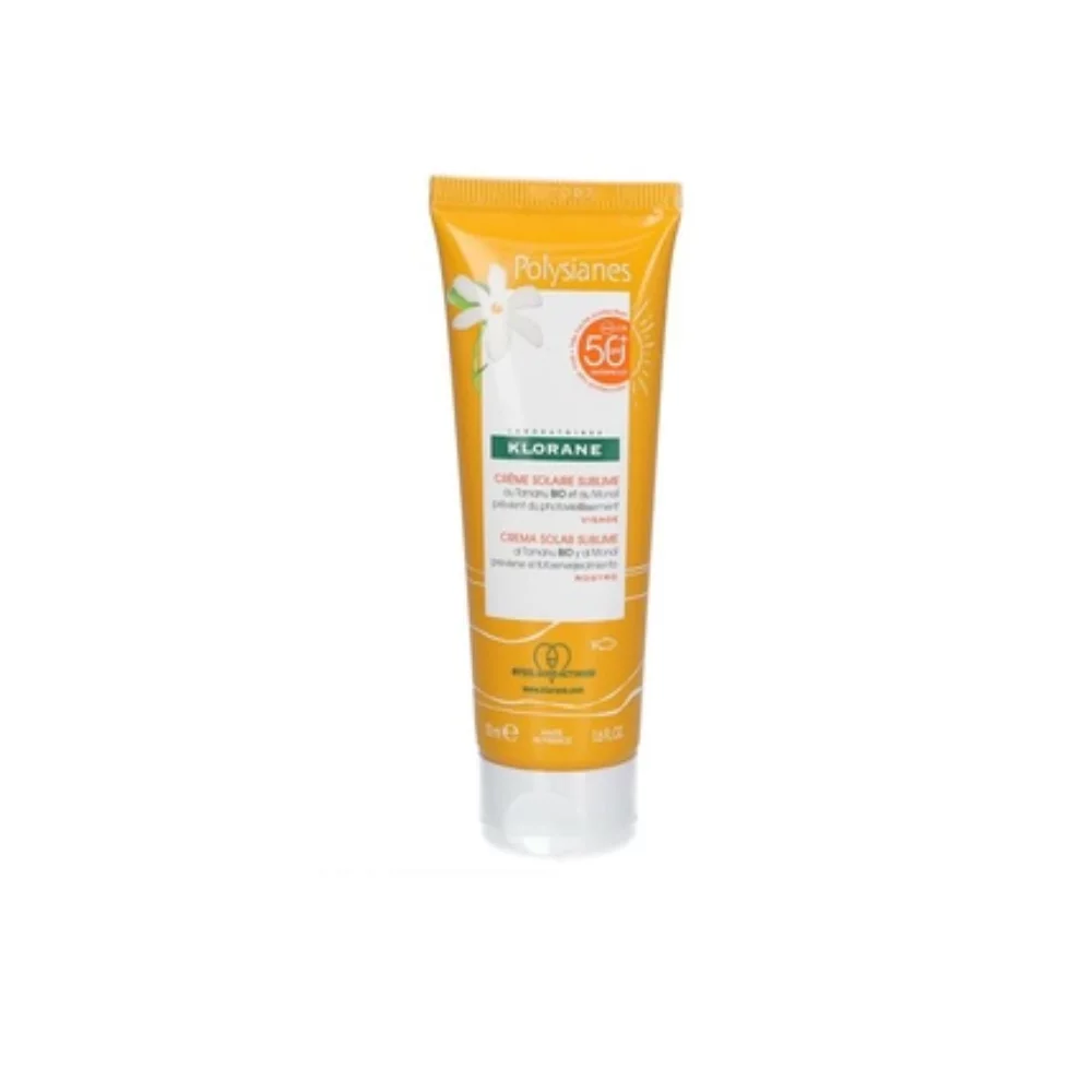 Polysianes كريم واقي من الشمس للوجه SPF 50 - 50 مل - KLORANE