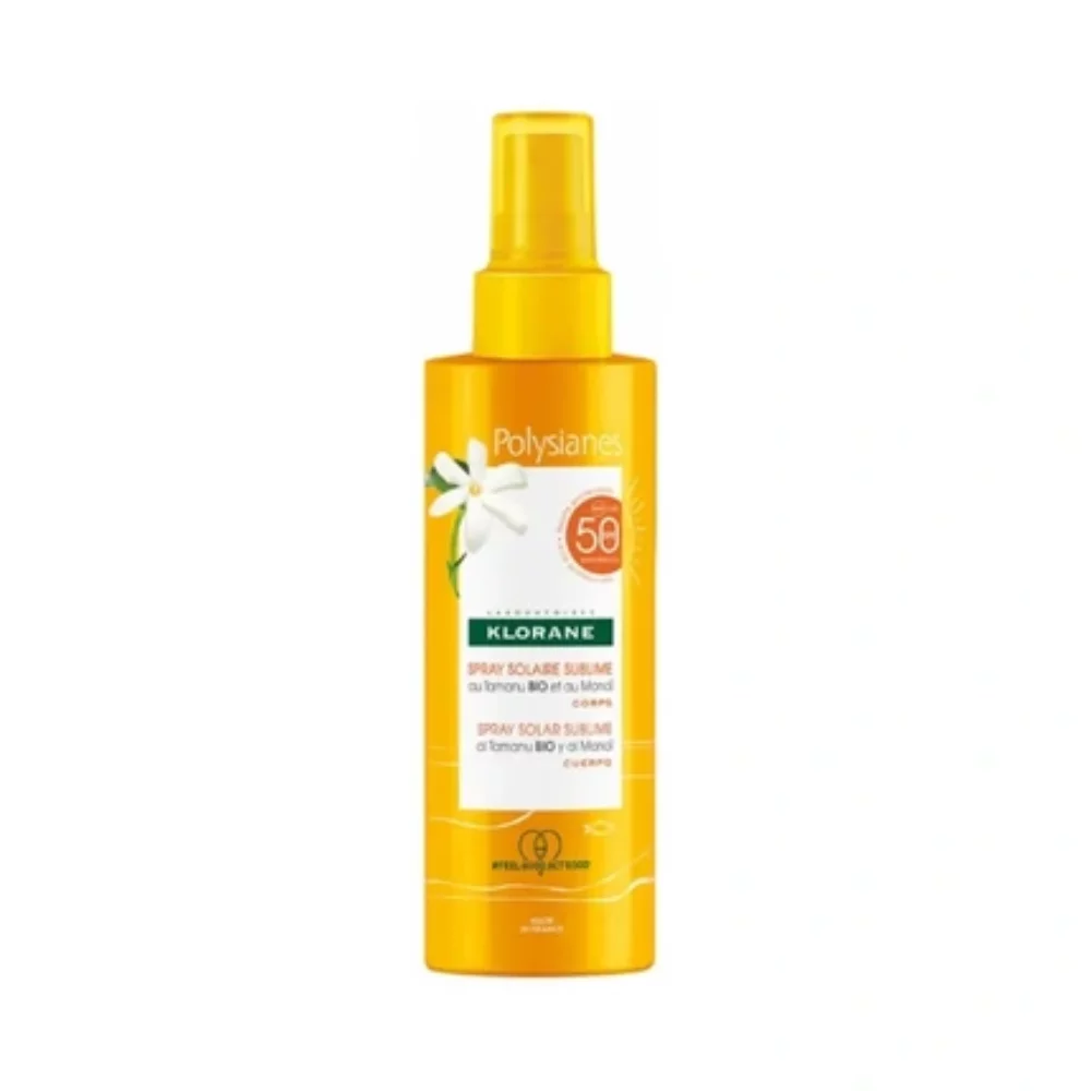 Polysianes بخاخ واقي من الشمس SPF 50 - 200 مل - KLORANE