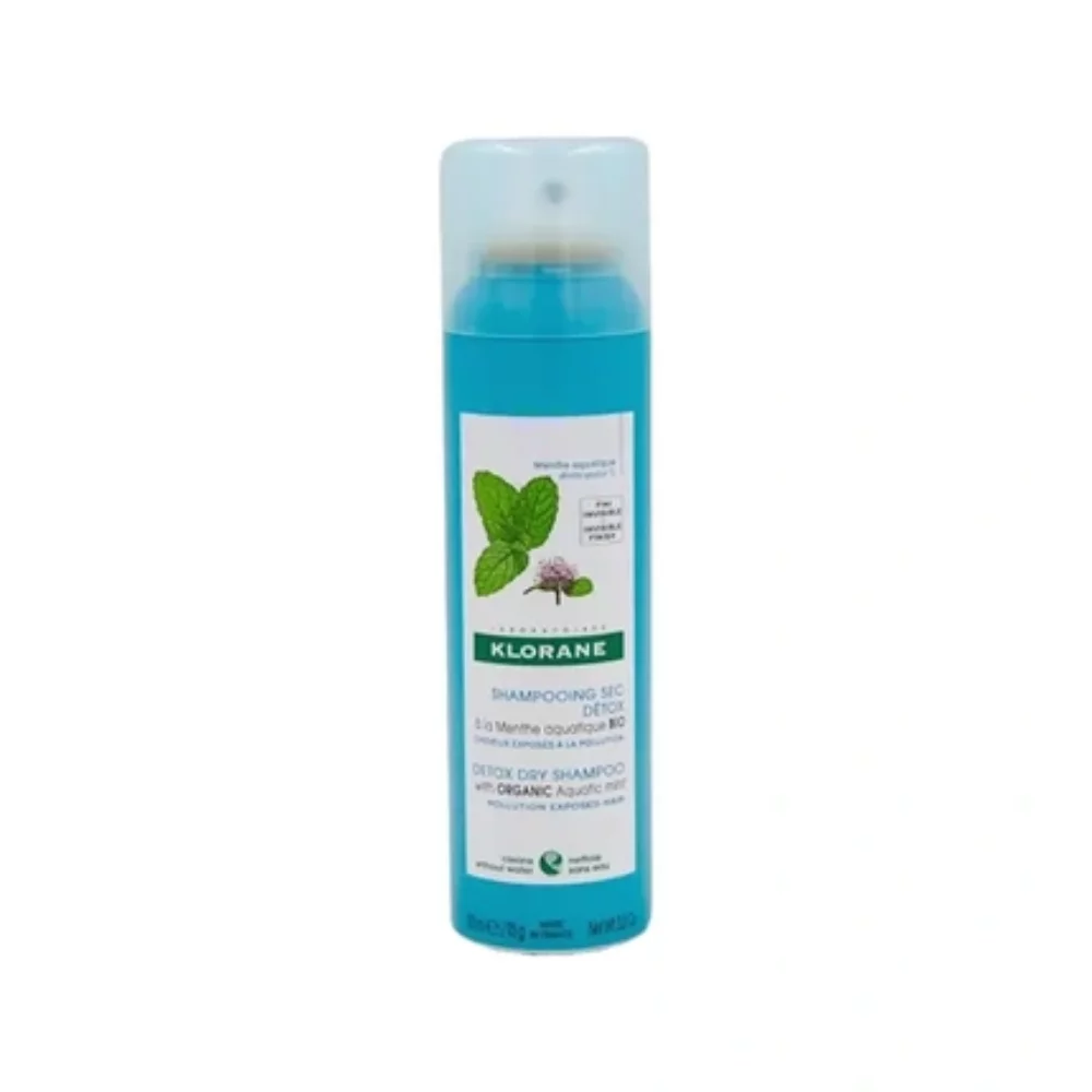 Champú seco detox con menta acuática 150 ml - KLORANE