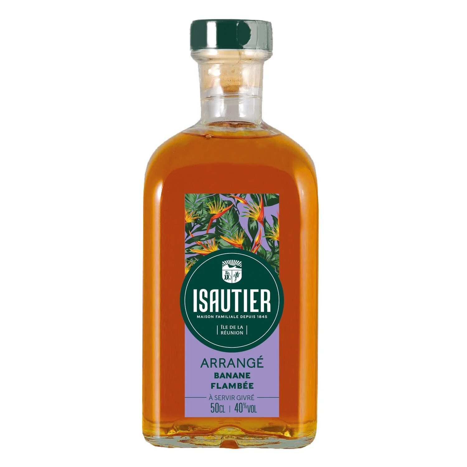 Rhum arrangé banane flambée 50cl - ISAUTIER