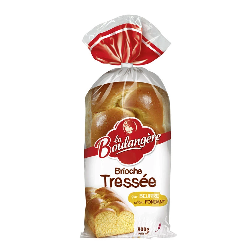 Brioche Tressée 800g - LA BOULANGÈRE