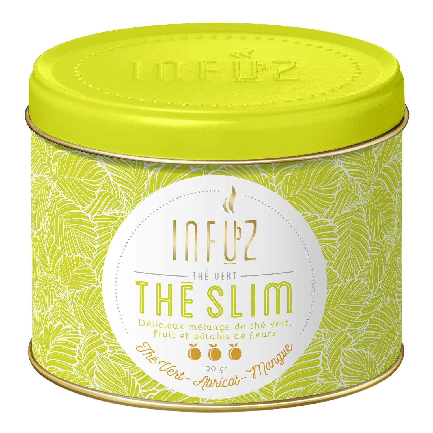 Thé slim thé vert abricot mangue 100g - INFUZ