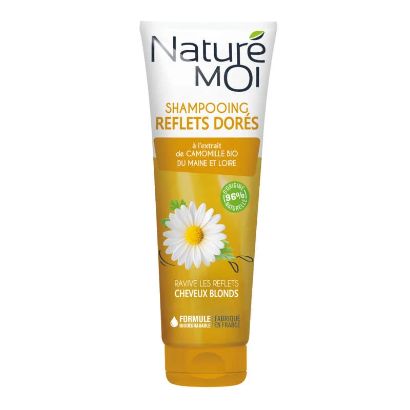 Shampooing reflets dorés 250ml - NATURÉ MOI