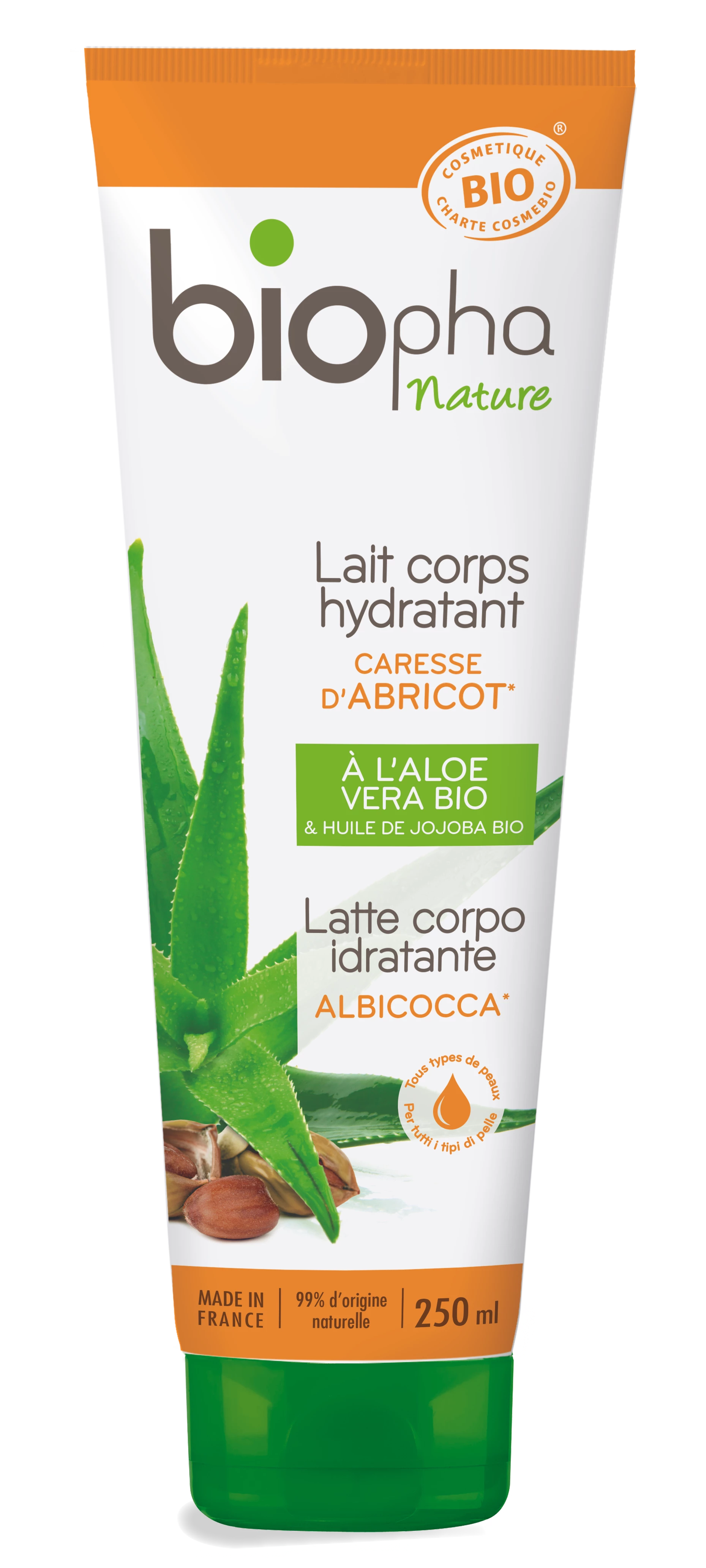 Biopha Lait Hydr.corps 250ml