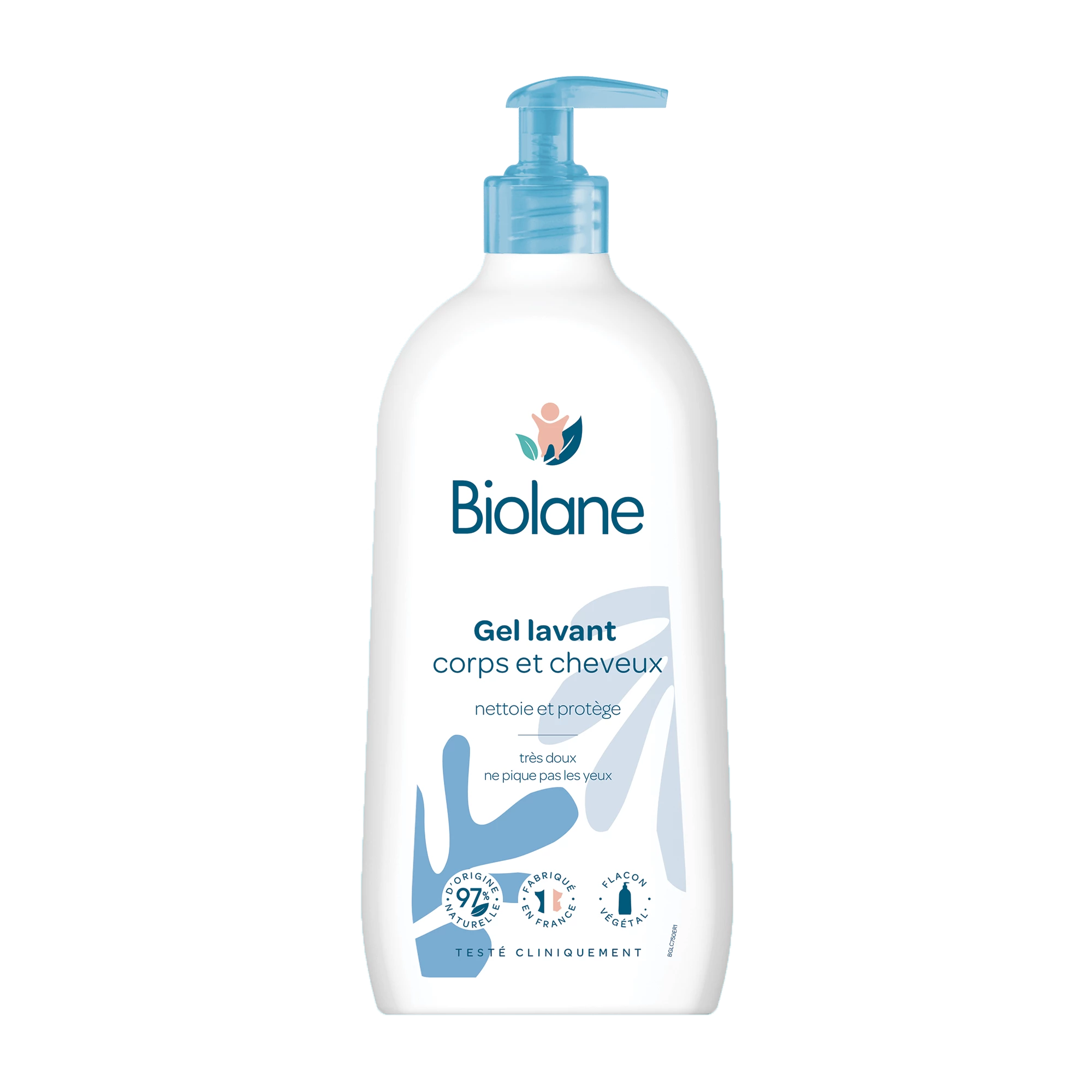 Biolane Gel Lavant Corps et Cheveux 2 en 1 - 750 ml