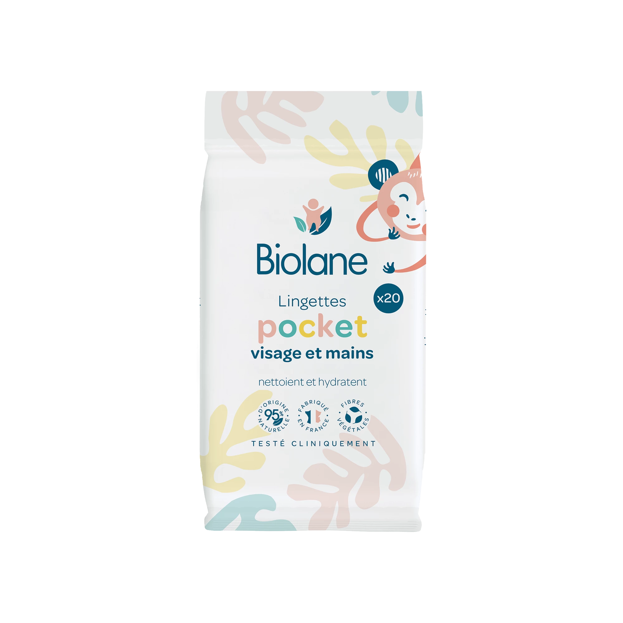 X20 Easy Pocket Face and Hands wipes - BIOLANCE