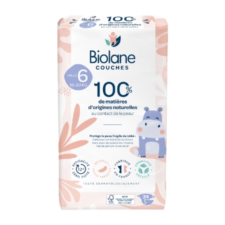 Couches Taille 6 X36 Biolane