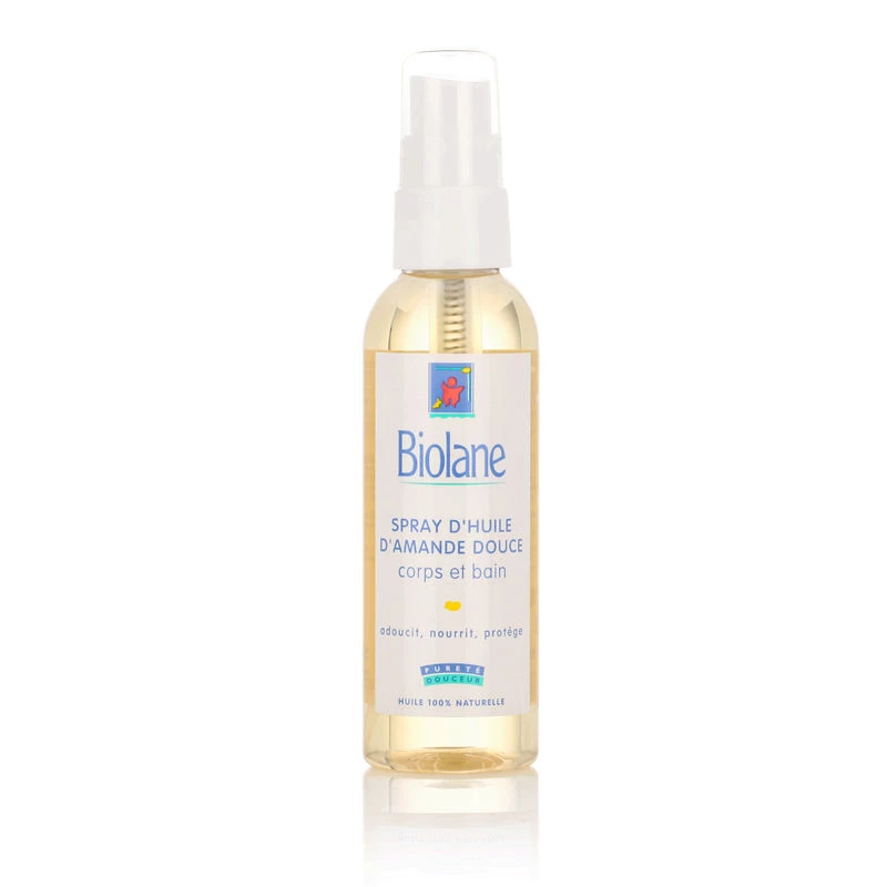 Zoete amandelolie body- en badspray 75ml - BioLANE