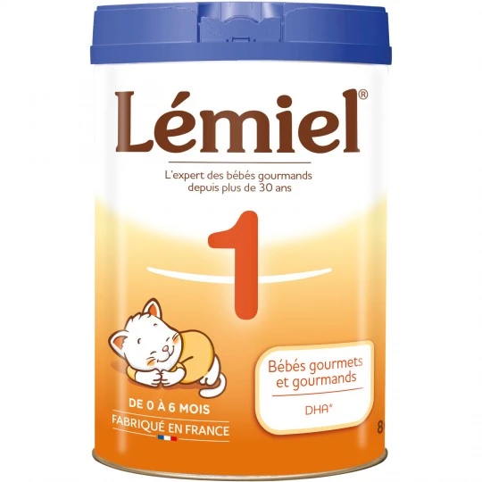 Lait en poudre bébés gourmets et gourmands 1er âge 800g - LÉMIEL