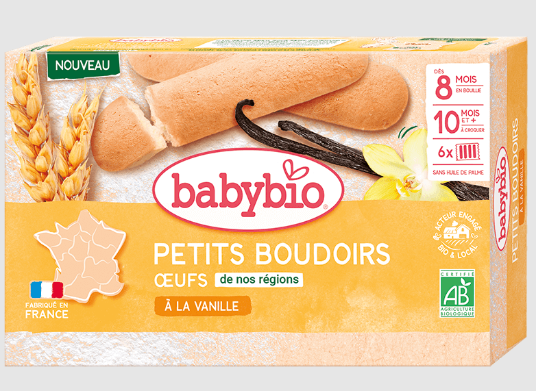 Petits Boudoirs à la Vanille - Oeufs de nos régions    NOUVEAU (Disponibilité 15/03/24) 120g - VITAGERMINE