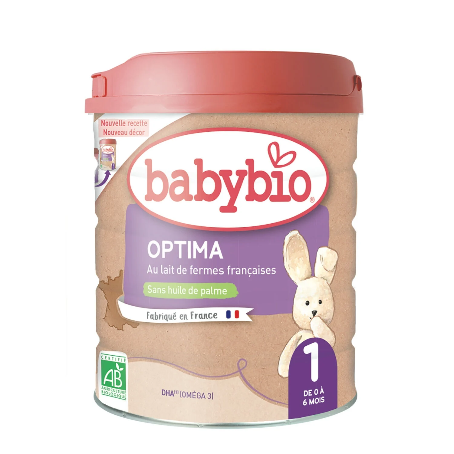 Baby Milk Powder 1 age Optima Organic 800g - Babybio