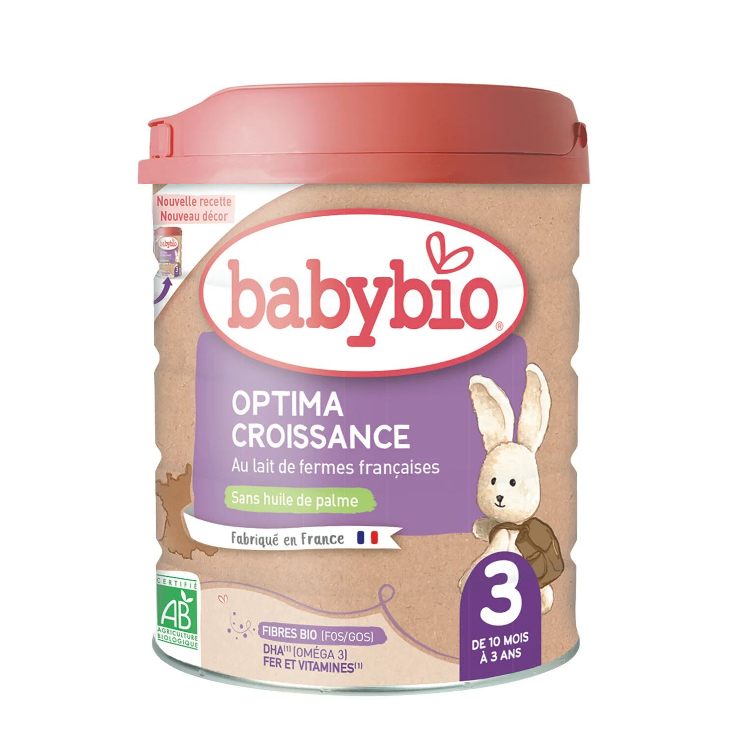 Baby Milk Powder 3rd Age Optima Croissance Organic 800g - Babybio