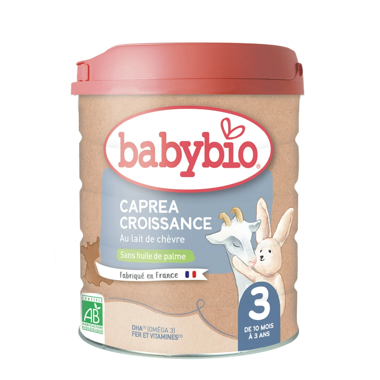 Caprea Growth Baby Milk Powder for 3rd Ages with Organic Goat's Milk 800g - Babybio