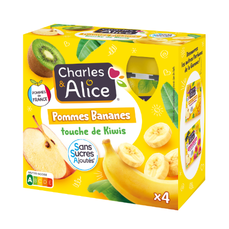 4x90g Gourd Ssa Banane Kiwi Ca