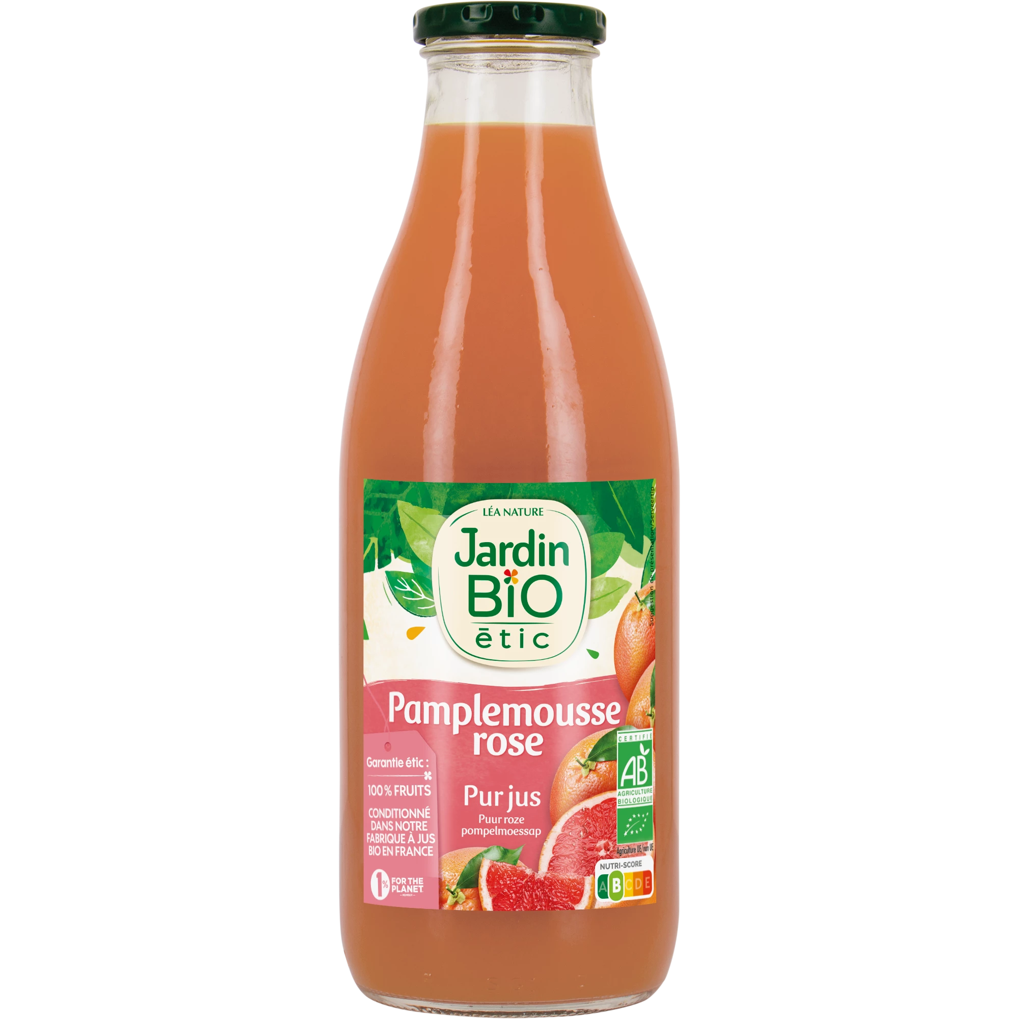 Reiner Bio-Grapefruitsaft 1L - JARDIN Bio