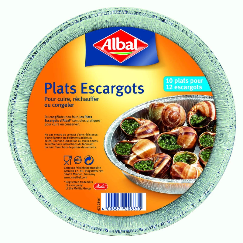 Albal Plats A Escargots X10