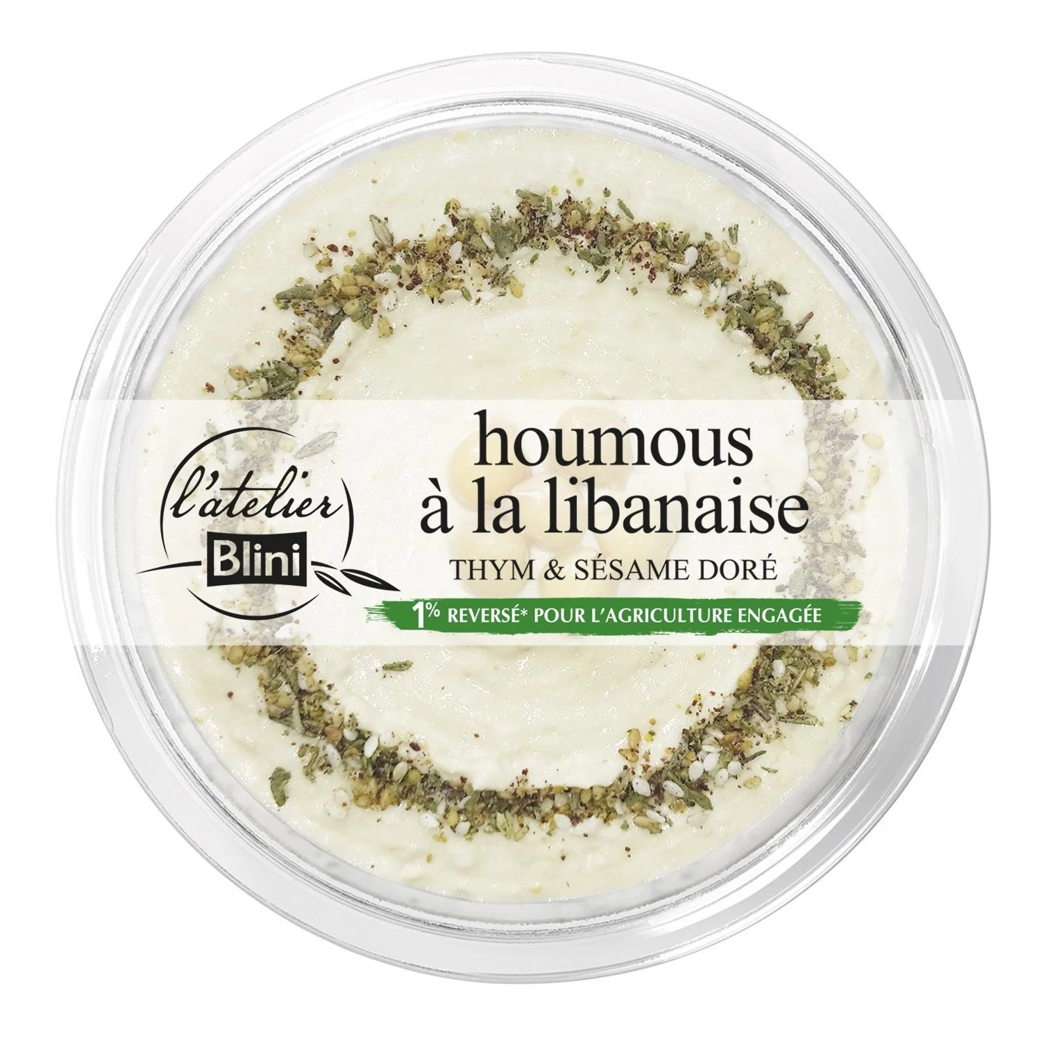 Lebanese Hummus 175g - L'atelier Blini
