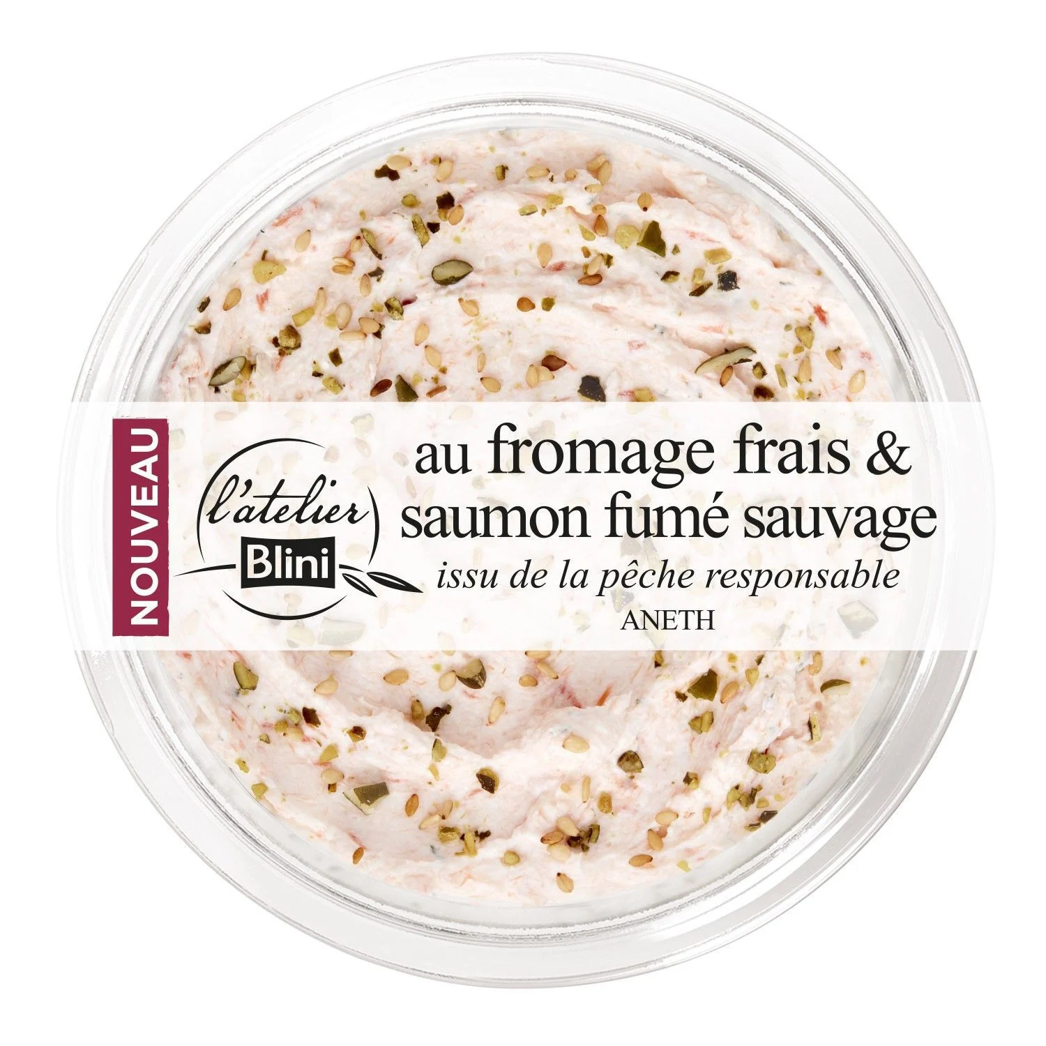 Fresh Salmon Cheese 140g - Atelier Blini