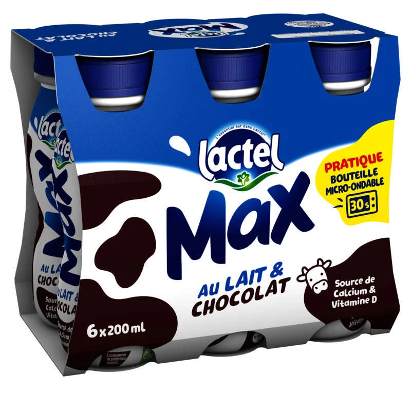 Lactel Max Chocolate 6x200ml