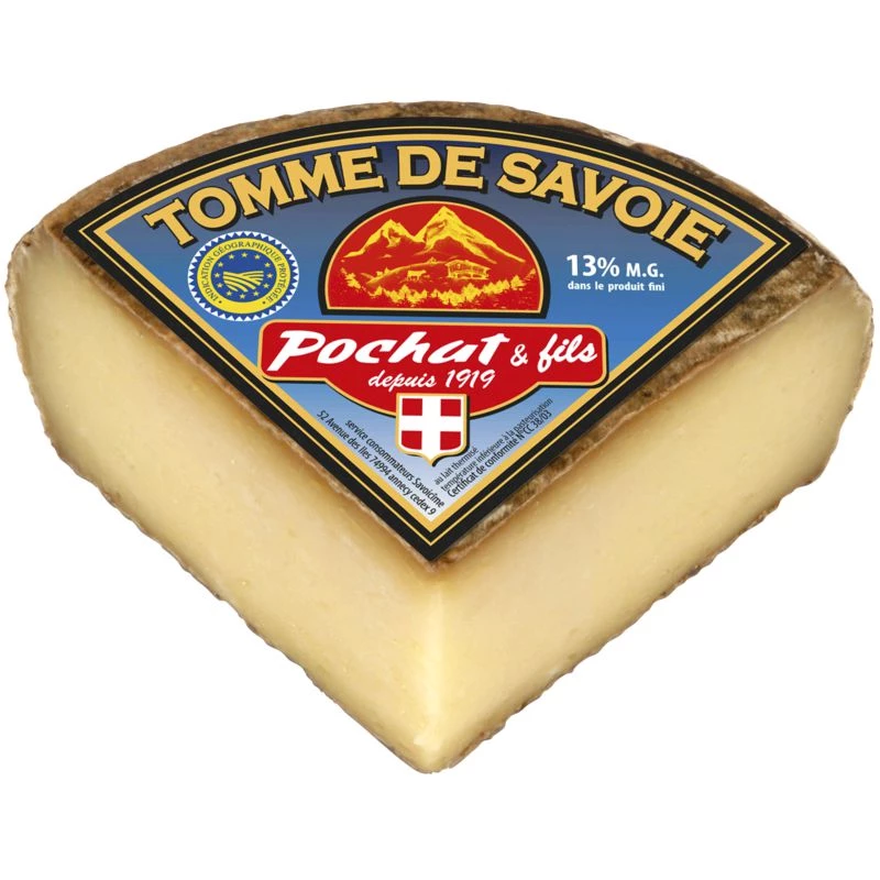 Fromage tomme de savoie 13% mg 380g - POCHAT & FILS