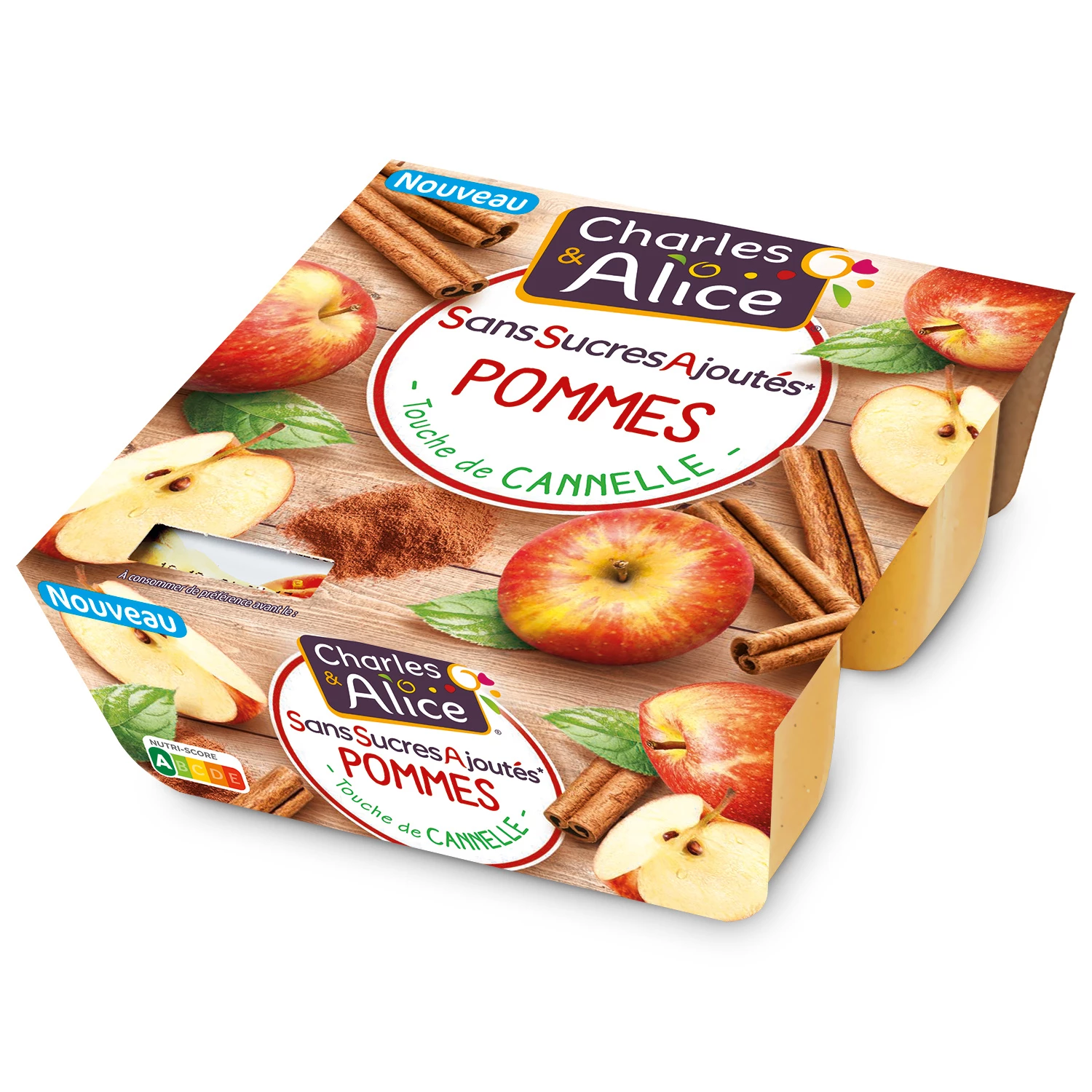 Ca Pomme Cannelle Ssa 4x97g