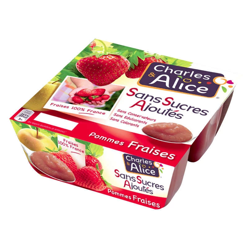 C&A Apple strawberry 4x100g 0g