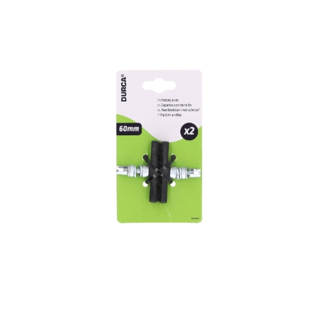 2 Patins De Frein A Vis 60mm