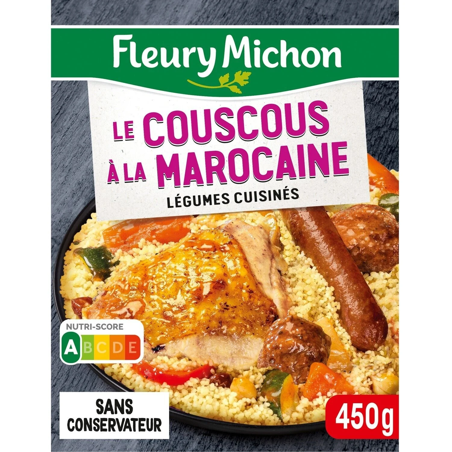 Cooked dish from Moroccan 450g couscous - Fleury Michon