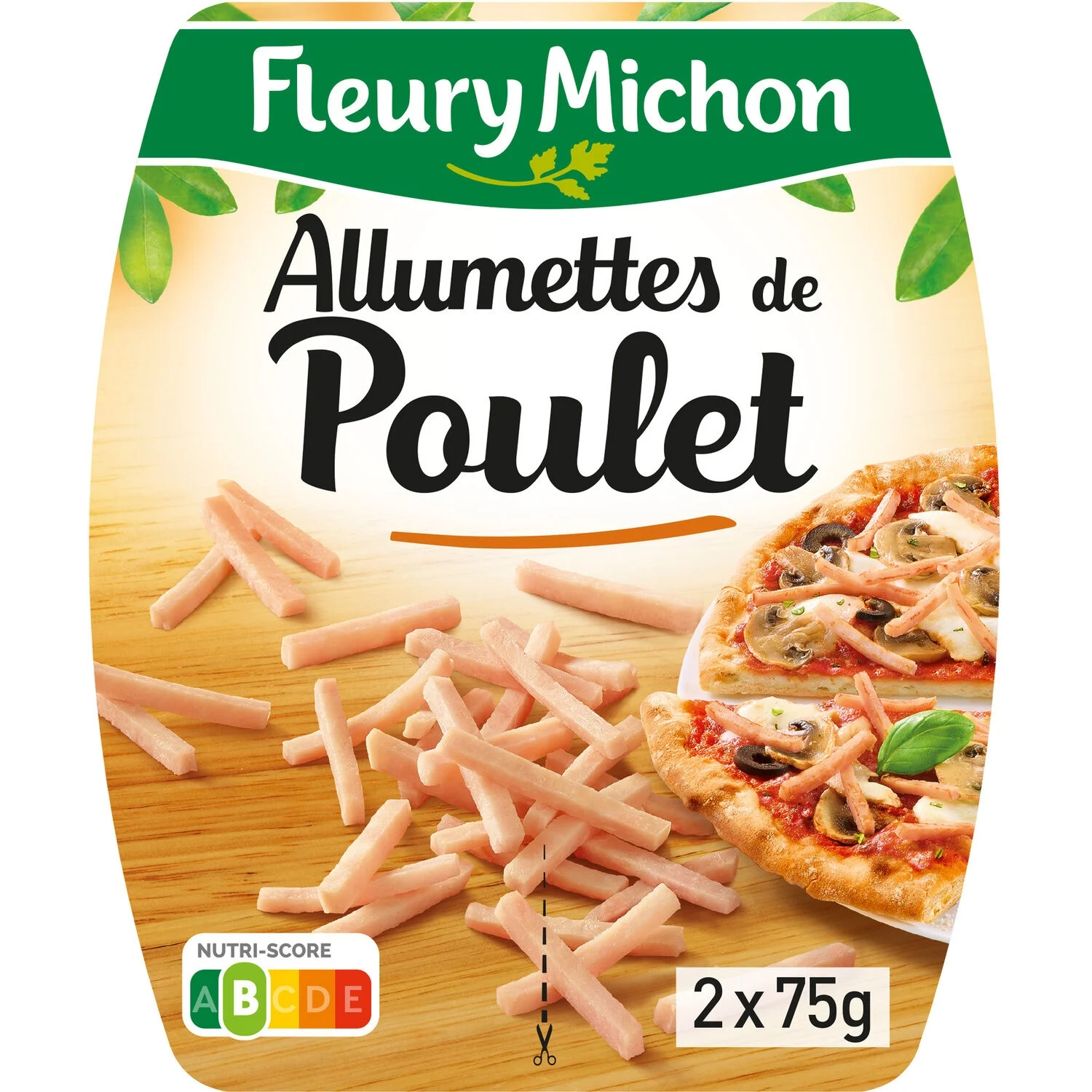 2x75g Fleury Chicken Allumette