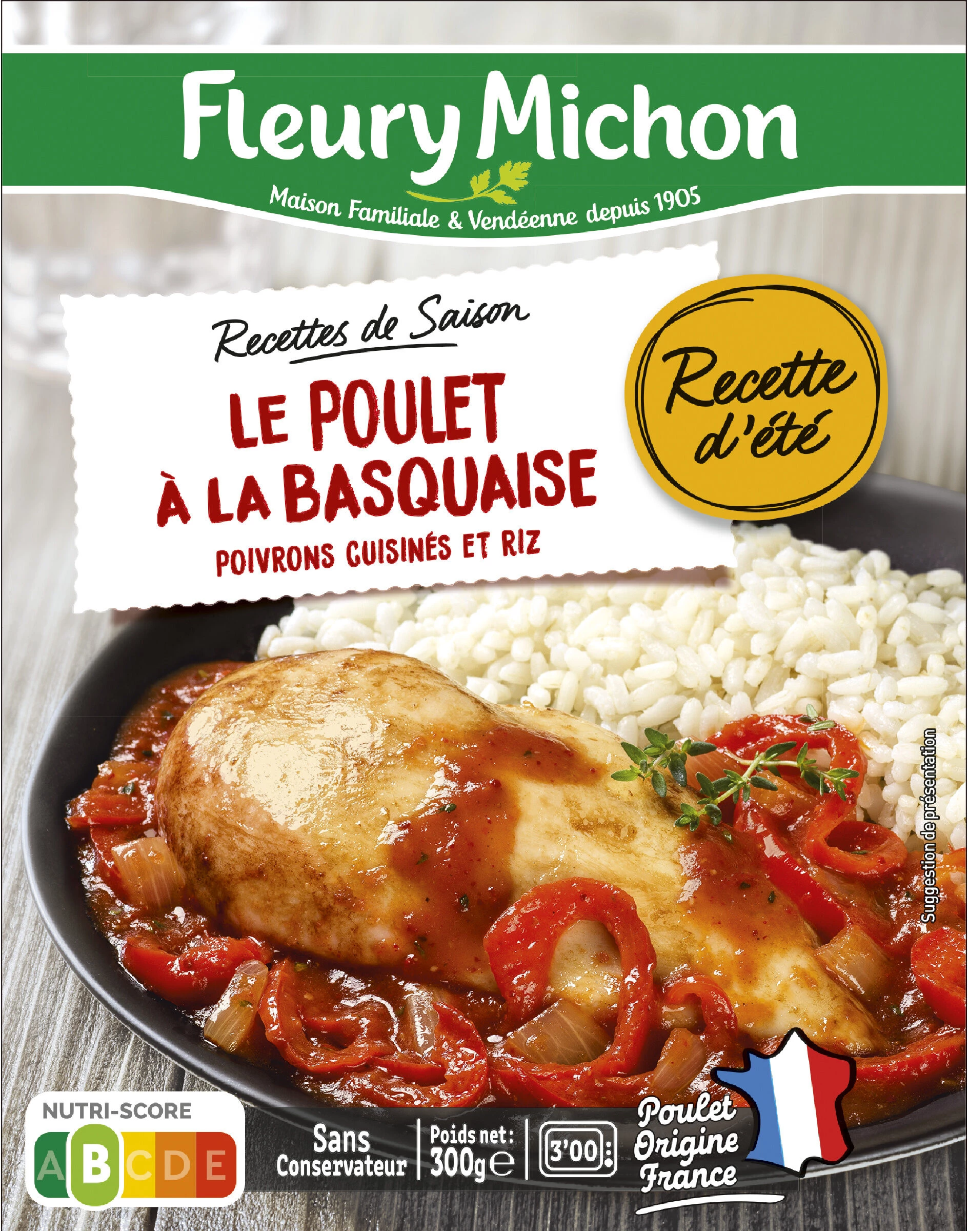 Chicken Basquaise 300g Fmich