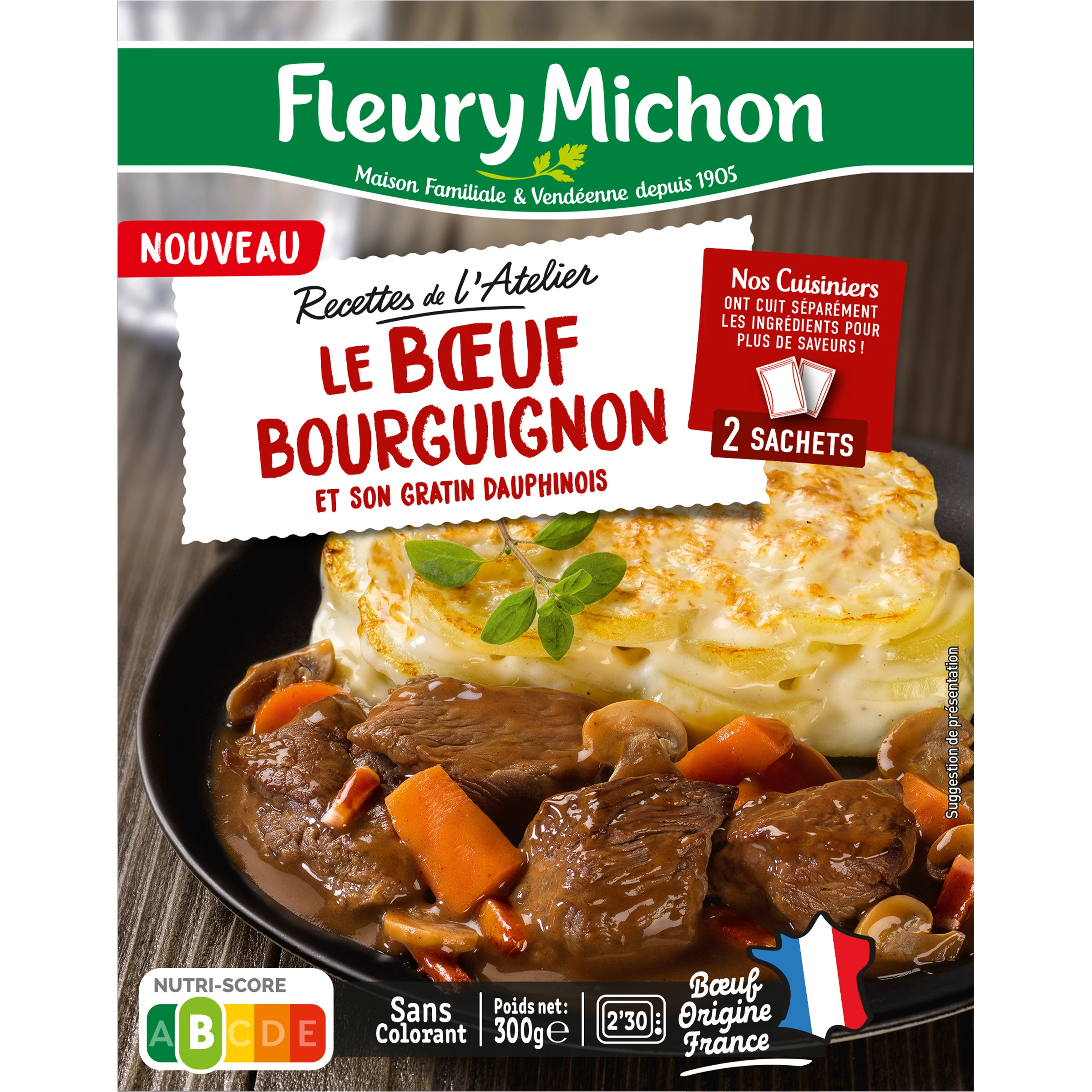 Manzo Bourg Gratin 300g