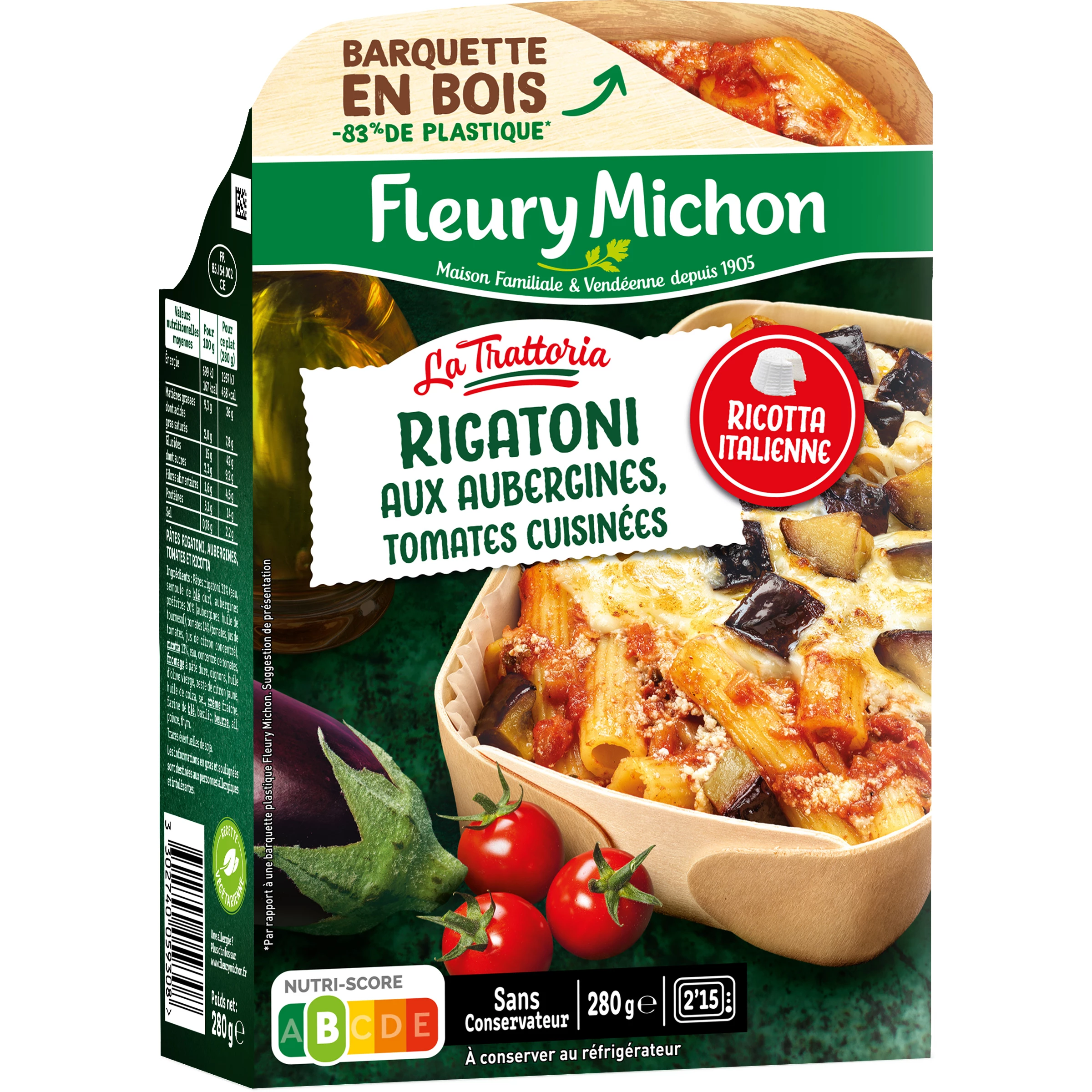 Rigatoni Auberg Tomat Ricot 28