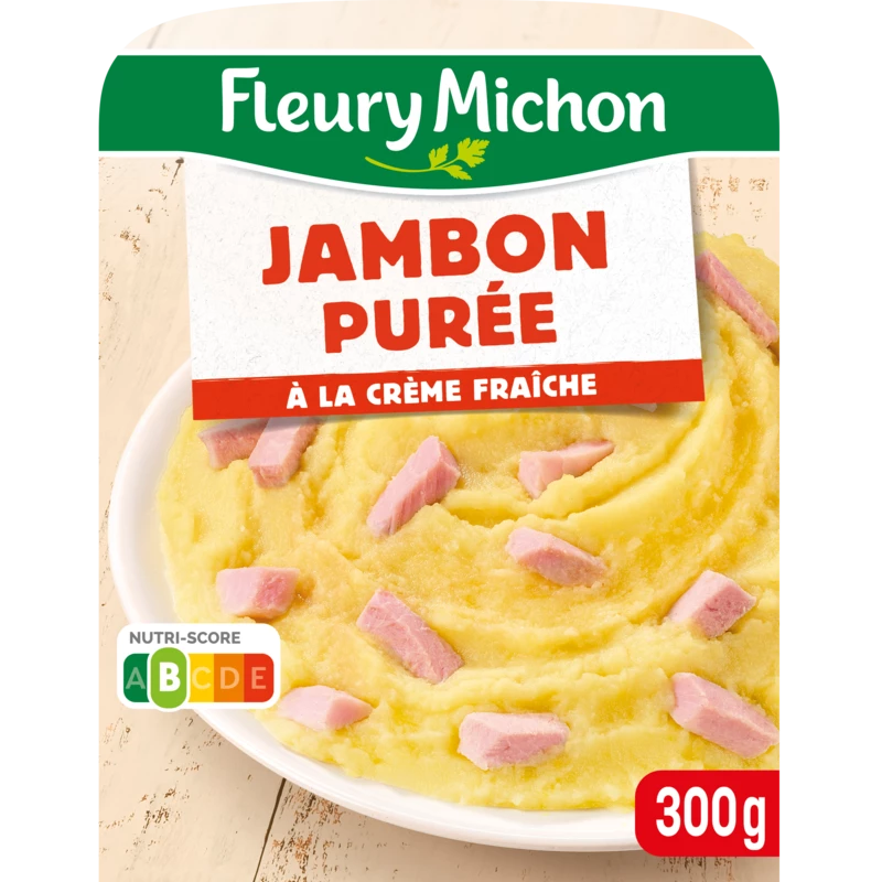 Cooked dish Mash puree with crème fraîche 300g -Fleury Michon