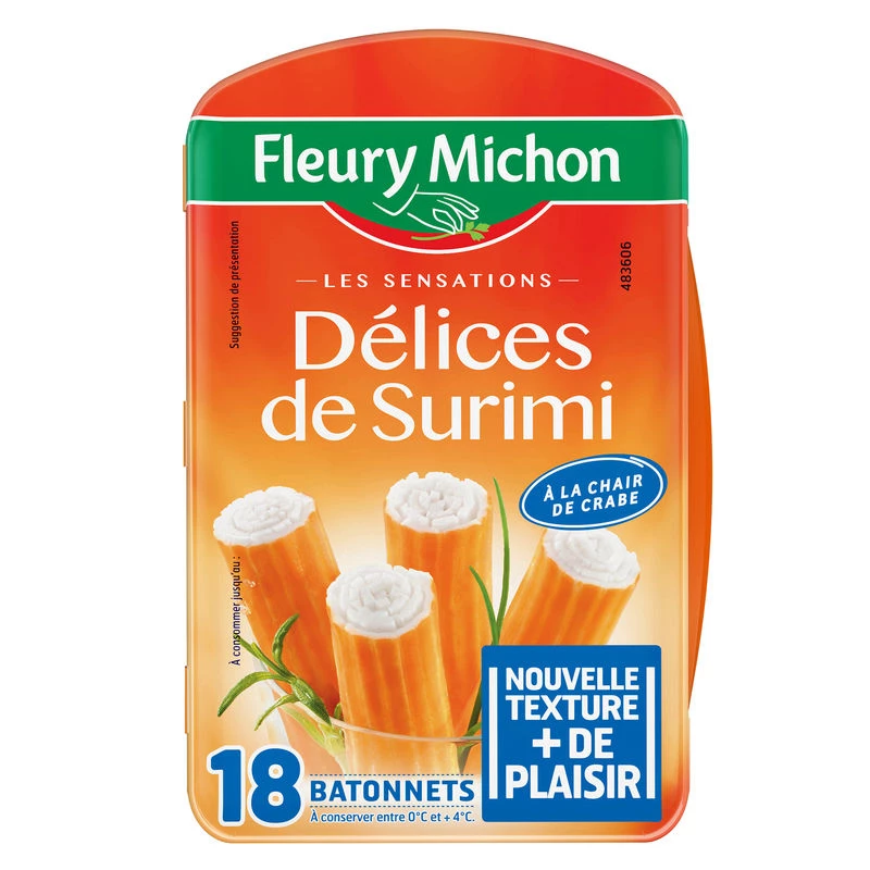 Surimi con polpa di granchio - FLEURY MICHON