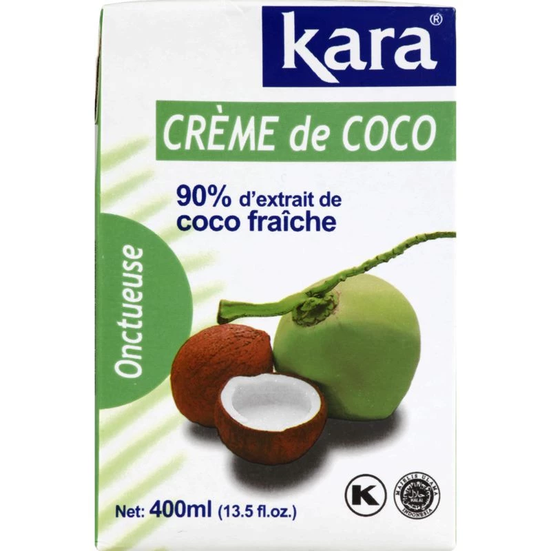 Crema cremosa de coco 400ml - KARA