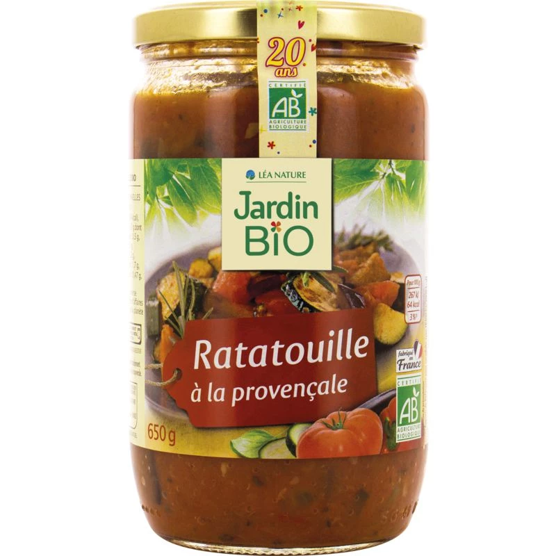 Ratatouille Provençal Orgânico 650g - JARDIN Bio
