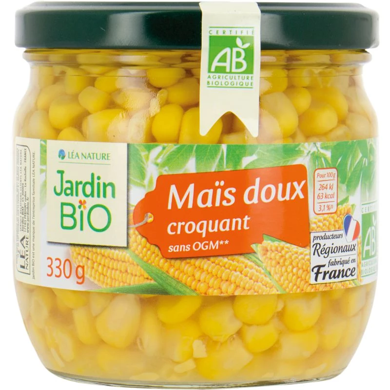Organic sweet corn 330g - JARDIN Bio