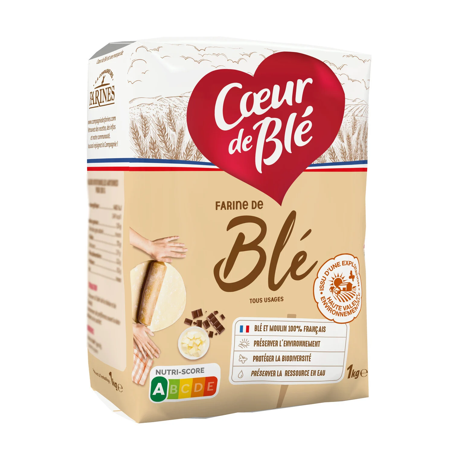 Wheat Flour 1kg - Coeur De Ble