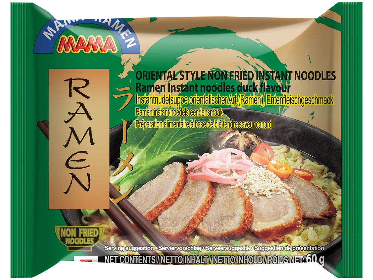 Macarrão Instantâneo Queixo De Pato.  60g - Mama