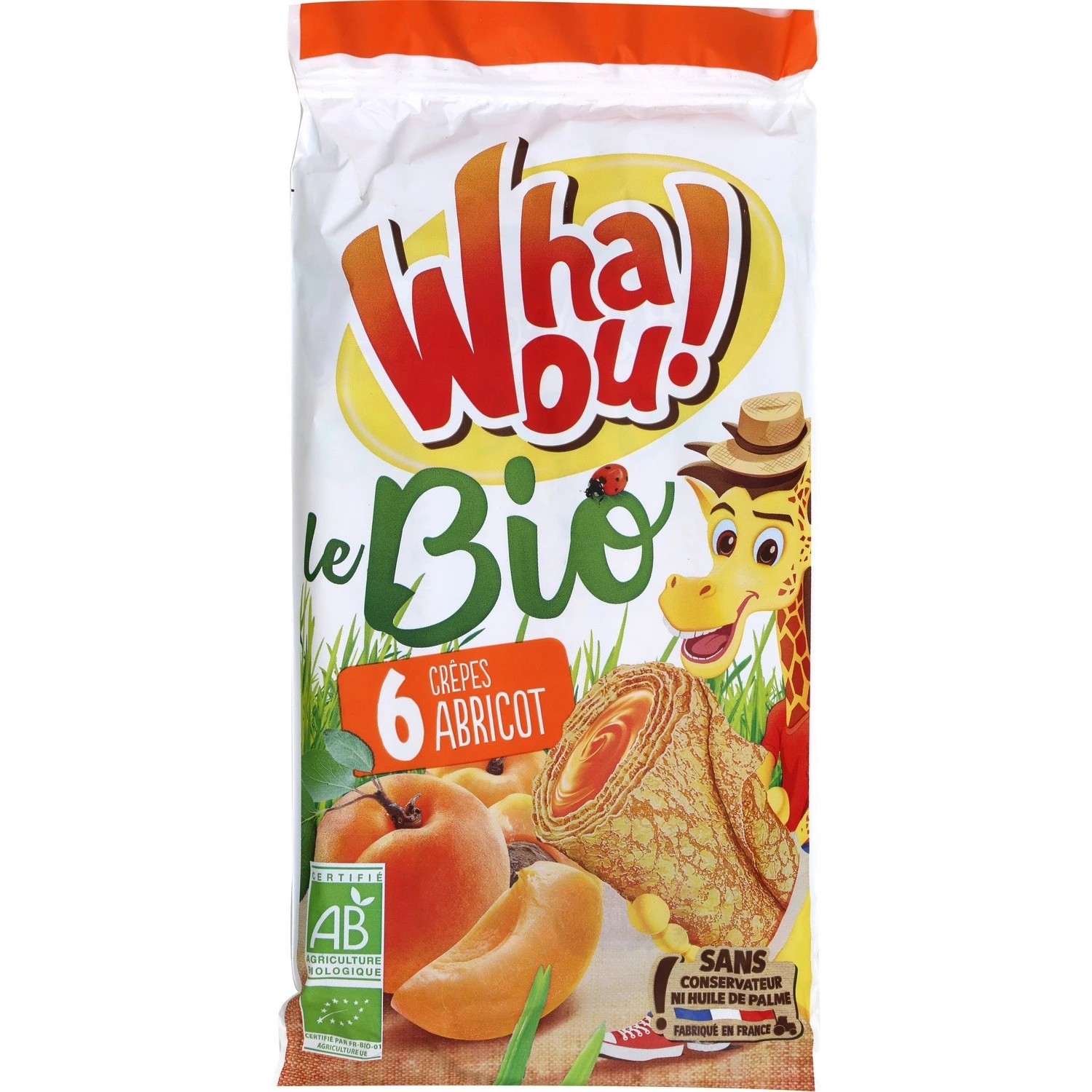 Whaou Crepe Abricot Bio 192g