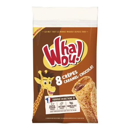 الكراميل والشوكولاتة x8 الفطائر - Whaou!