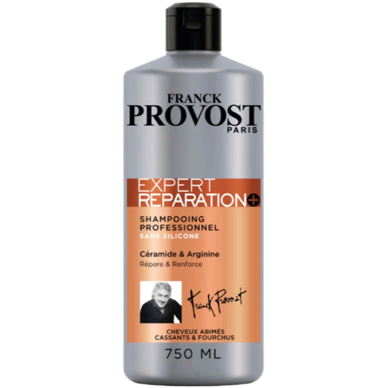 Shampoo riparatore esperto + ceramide/arginina 750ml - FRANCK PROVOST